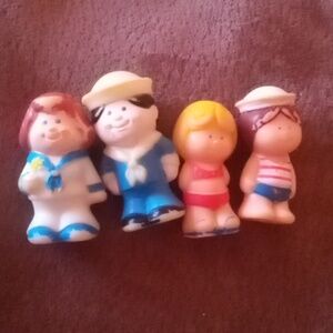 P**Vintage TubTown figurines, set of 4